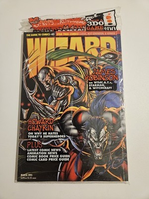 Wizard Comic Magazine 43 1995 Ripclaw Image Cover W/ Flair Cards Polybag Sealed
