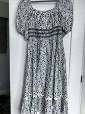 NWT Johnny Was Jade Camille Floral Midi Dress Size Large