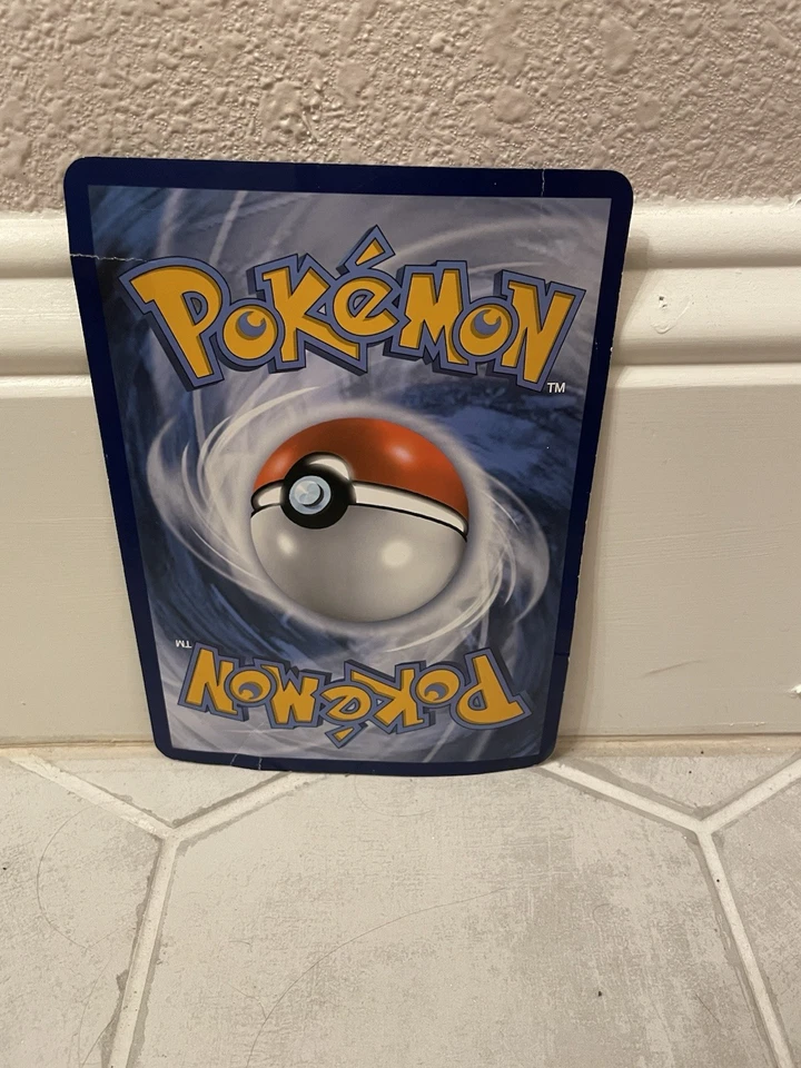 JUMBO Promo Rayquaza EX. Not good Nor Bad Condition. Owned In Ok Condition. - Image 3 of 3