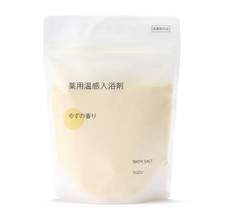 New Muji Medicinal Warming Bath Salts Yuzu scent 360g made in japan
