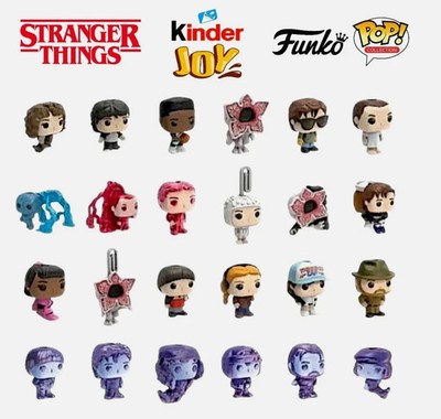 STRANGER THINGS FUNKO POP SURPRISES KINDER JOY 2025 CHARACTER OF YOUR CHOICE