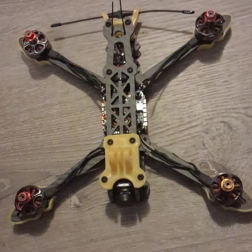 Xhover Blastr Carbon Fiber FPV Hobby Grade Quadcopter Frame Kit Electric Black
