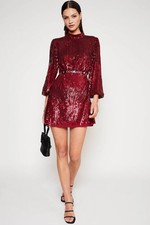 RIXO Samantha Sequin Midi Dress