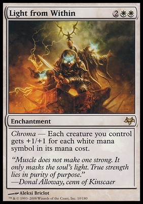 MTG LIGHT FROM WITHIN POOR - LUZ INTERIORE - EVN - MAGIC