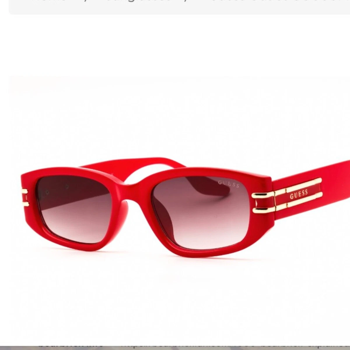 GUESS Red Sunglasses for Women for sale | eBay display picture 2