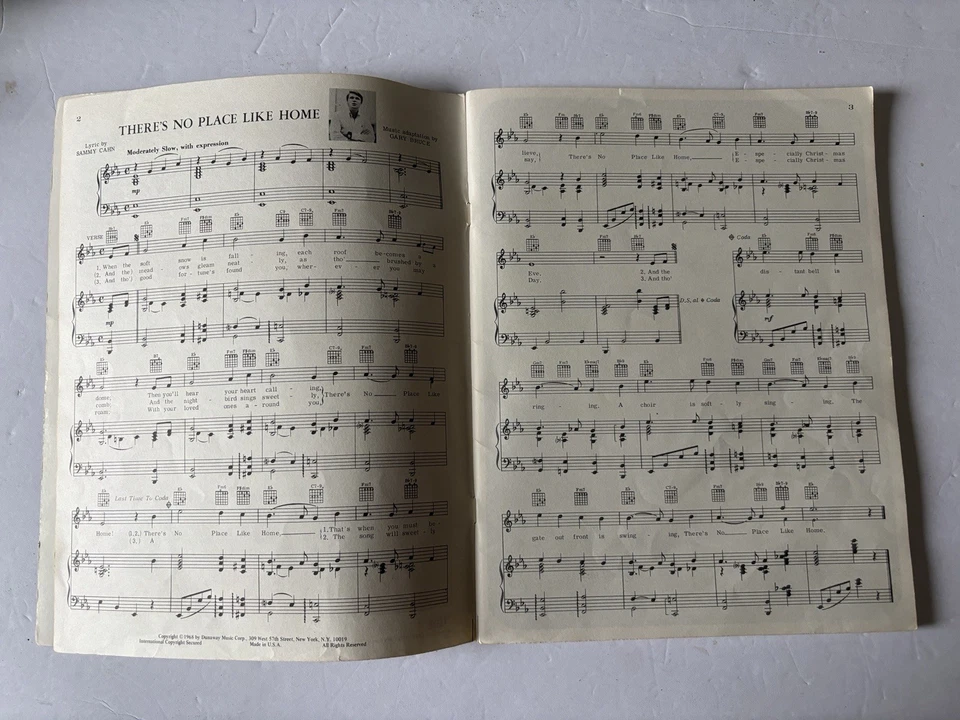 Cancionero ilustrado GLEN CAMPBELL That Christmas Feeling 1968 primera edición Foto 3 de 4