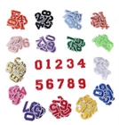 Number embroidered  Patches Iron on  Sew on Motifs #5