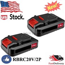 2PCS 20V 1500mAh Lithium-Ion Replacement Battery Pack for Bauer 20V Cordless Pow