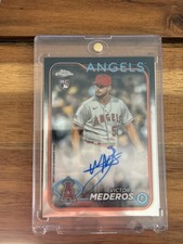2024 Topps Chrome Update Series - Autographs Victor Mederos #RA-VME (AU, RC)