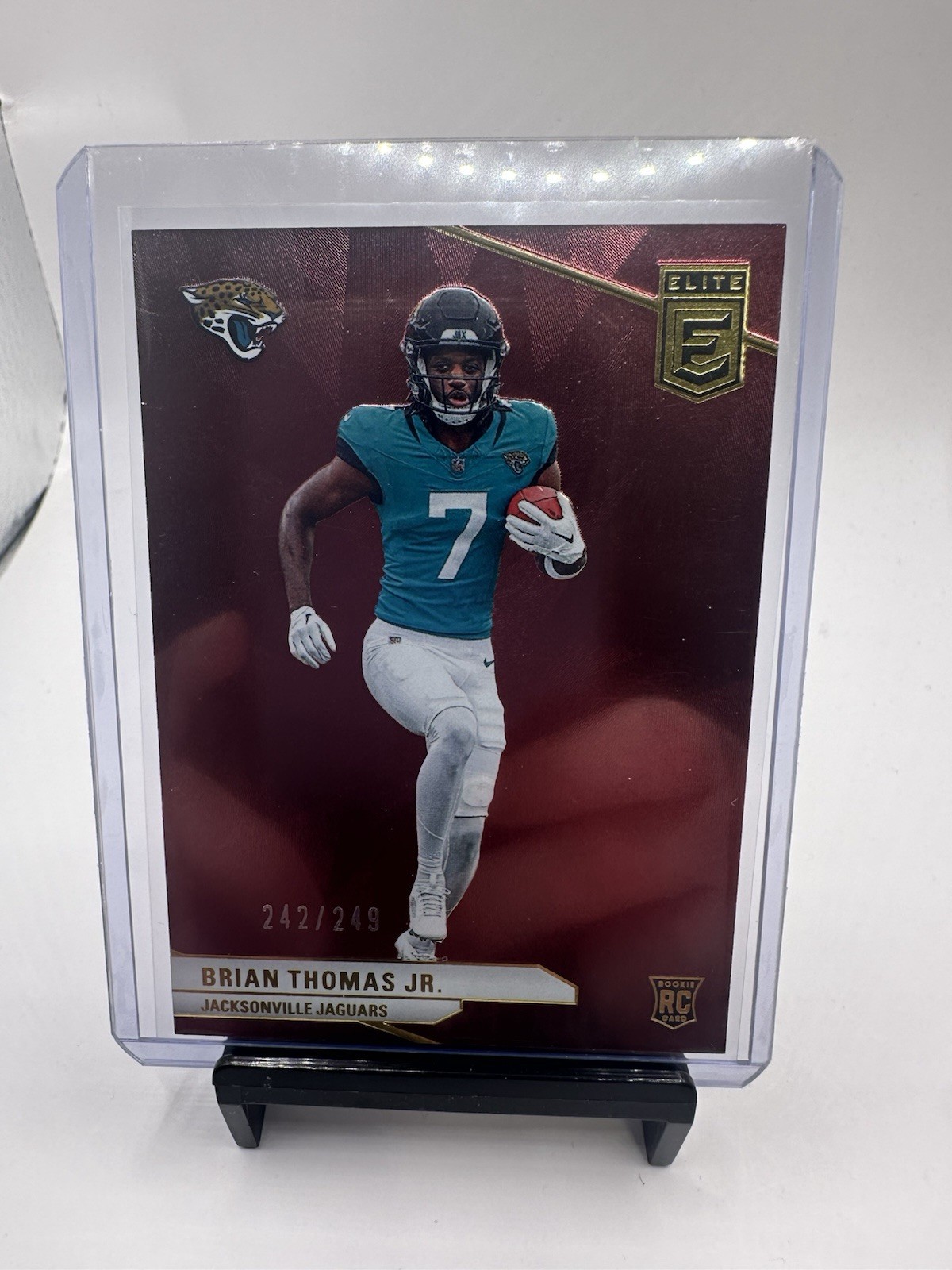 2024 Panini Donruss Elite Football Brian Thomas Jr Rookie Maroon /249 #106 JS