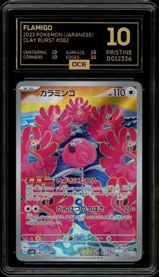 Pokemon Slab: Flamingo - 082/071 - sv2D - Graded OCE Pristine 10