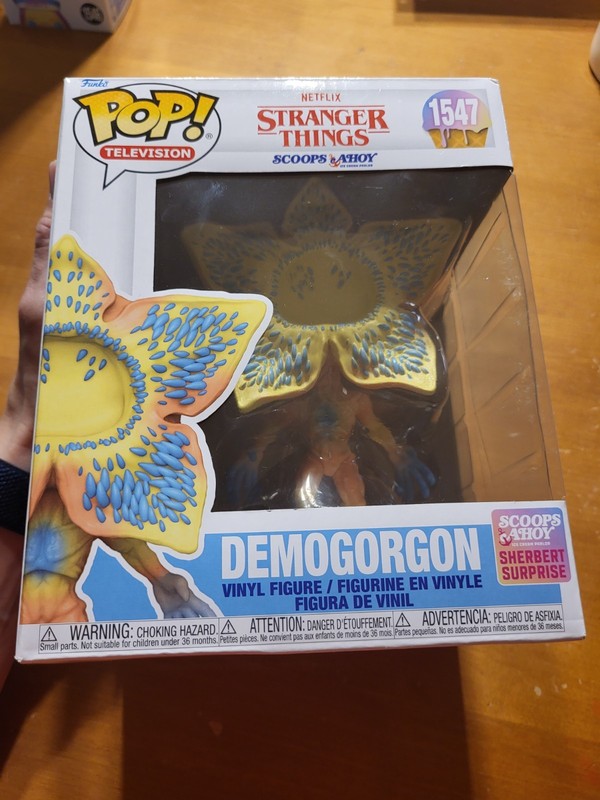 Funko Pop Stranger Things Scoops Ahoy Sherbert Surprise DEMOGORGON #1547 READ