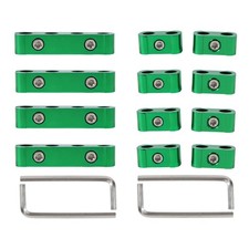 12pcs Car Spark Plug Wire Separators Divider 8mm 9mm 10mm For Racing Car Green 12pcs Car Spark Plug Wire Separators Divider 8mm 9mm 10mm For Racing Car Green