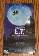 SEALED E.T. ET the Extra Terrestrial 1988 VHS MCA Green Flap Brand New MINT
