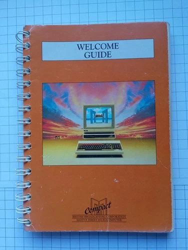 Welcome Guide for the BBC Master Compact Microcomputer, Issue 1 - 1986