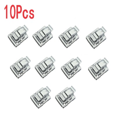 10Pcs Fastener Toggle Steel Latch Catch Case Suitcase Box Chests Trunk Lock