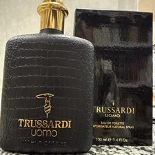 TRUSSARDI UOMO 3.4oz Eau De Toilette Spray Original Formula SEALED RARE