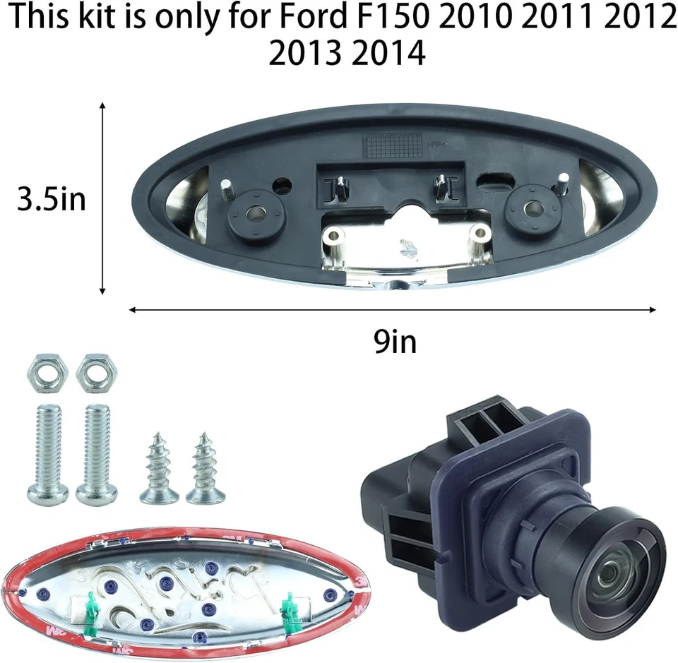 OEM-Style F-150 Backup Camera Kit (2011-2014) with Emblem & Waterproof Housing - Image 4 of 4
