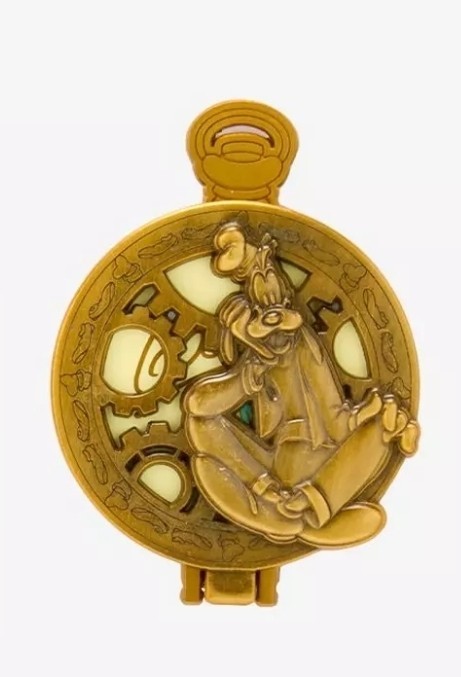 Disney Mickey & Friends Pocket Watch Hinged Pin Blind Box - Goofy