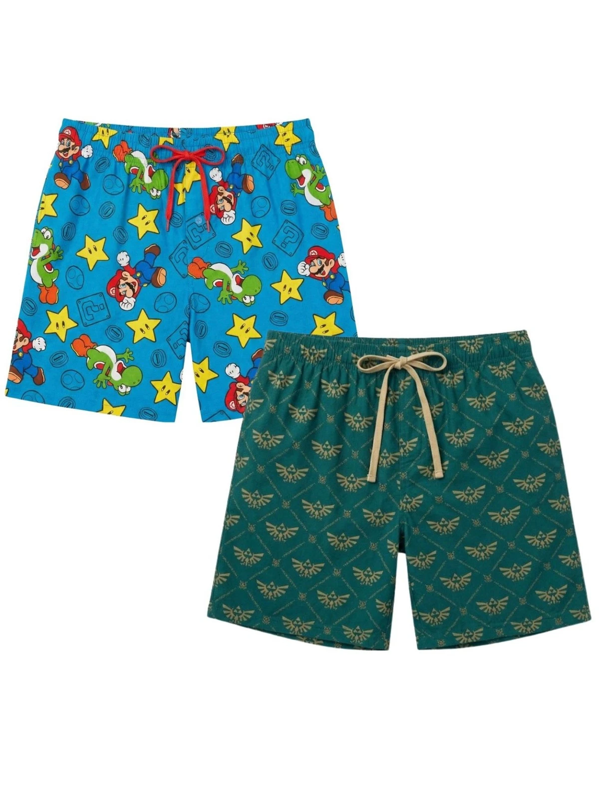 Men's Nintendo Mario Bros and Zelda Pajama Sleep Shorts (2 Pack)
Opens in a new window or tab
