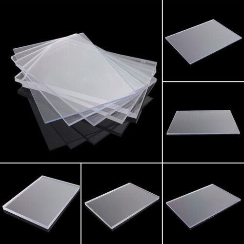 Przezroczysty arkusz akrylowy Perspex Perspex Plastik Cięty panel 148 x 105mm Materiał - Zdjęcie 1 z 12
