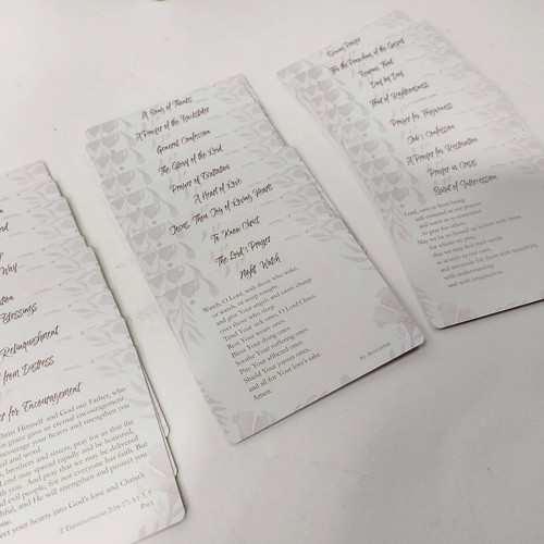My Prayers - Prayer Cards in a Tin - Daily Scripture 50 Double Sided Cards Gift - Picture 12 of 13