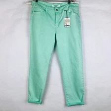 Else Patina Jeans Women Size 32 Green Mint Stretch