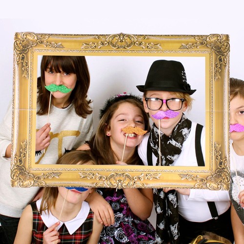 3pc Photo Frame Prop Large Party Funny Frames Birthday Selfie Photography Frame - Picture 10 of 12