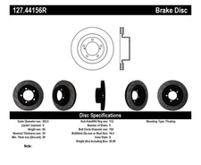 STOPTECH SPORTSTOP SLOTTED FRONT L/&R BRAKE ROTORS FOR 05-06 PONTIAC GTO