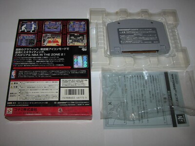 NINTENDO 64 - NBA IN THE ZONE2 ニンテンドー64 NBA In The Zone 2 Nintendo 64 N64 Japan Import US Seller