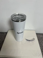 Corkcicle Classic Drink Tumbler White Stainless Steel 24oz New