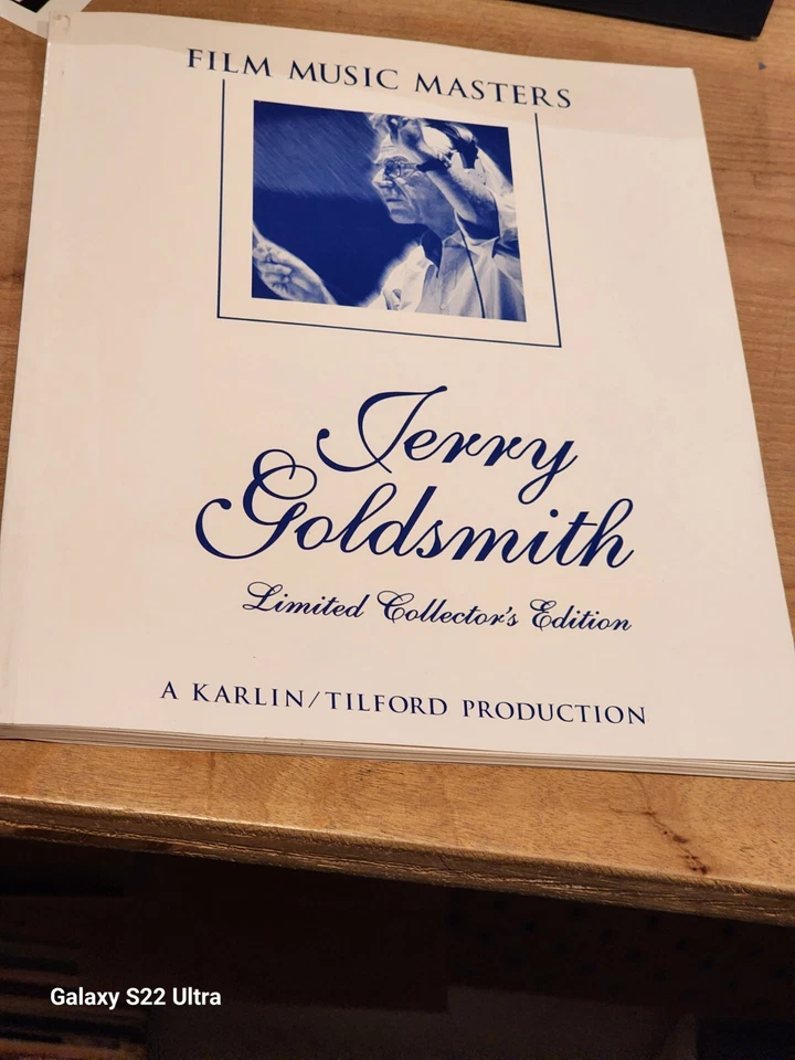 Film Music Masters Jerry Goldsmith VHS Box Set Biik Photos Limited Edition Rare - Image 3 of 4