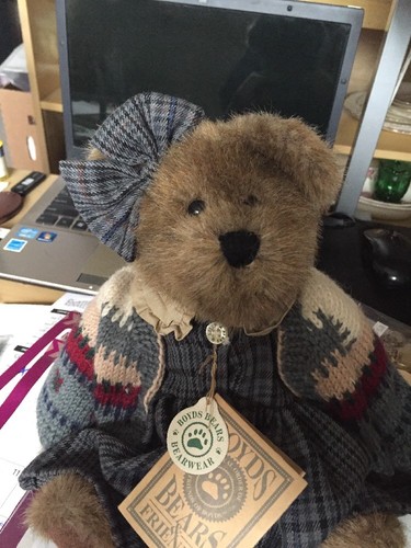 Boyds Plush Bear 10" NEW/Tag Jointed Bear Zelma G Berriwreather - Picture 2 of 5