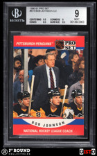 POP 1: Bob Johnson RC BGS 9: 1990-91 Pro Set Rookie Card Gisto #674