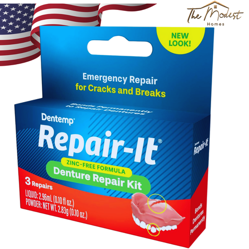 Dentemp Repair Kit RepairIt Advanced Formula Denture Repair Kit