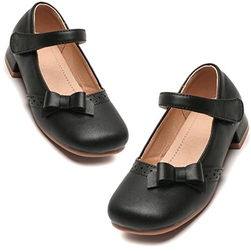 DADAWEN Girls Mary Jane Shoes School Dress Shoes Low Heel Party Wedding Shoes | eBay