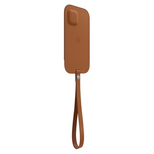 Véritable Apple IPHONE 12/12 Pro Cuir Étui Avec Magsafe - Selle Marron - Photo 6 sur 7