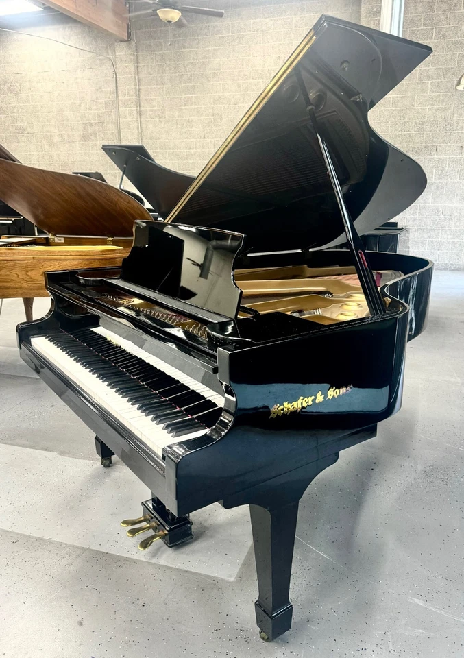 Schafer & Sons SS-69 Grand Piano 6'9" Polished Ebony - Image 3 of 4