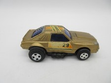 Vintage Ford Mustang Turbo Cobra Diecast Holly Car Goldbrown