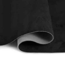 Black Suede Headliner Fabric Upholstery Material Backing Foam Roof Liner Retread