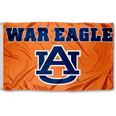 AUBURN TIGERS 3'X5' FLAG BANNER ***100% FULL COLOR ON BOTH SIDES OF FLAG***