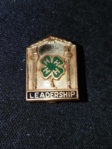 Vintage 4H Club County Leadership Lapel Pin Sears Roebuck Foundation 
