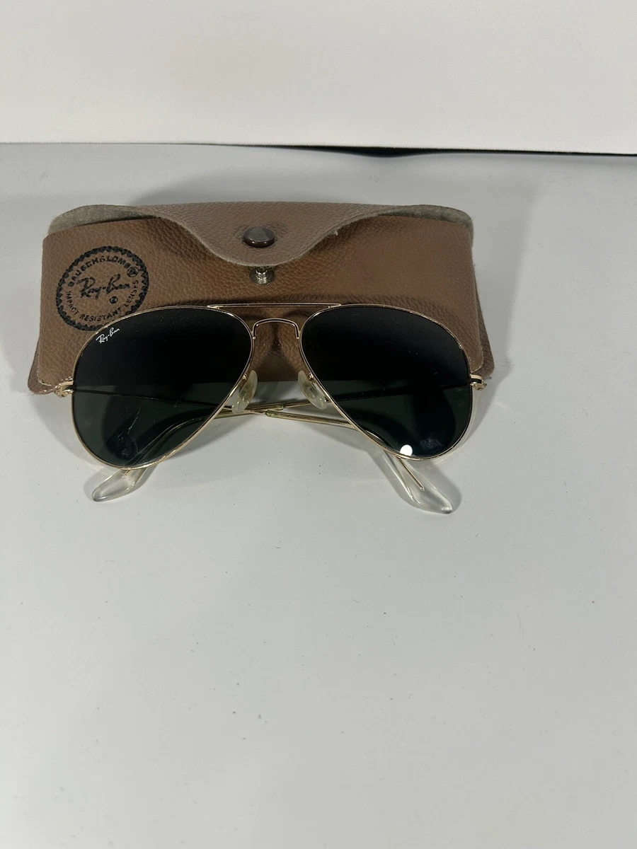 Vintage Ray Ban RB3025 Aviator Large Metal L0205 58 14 3N lens Scratch