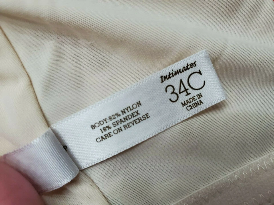 Sujetador para mujer SO Juniors talla 34 C beige X espalda cruzada Foto 3 de 4