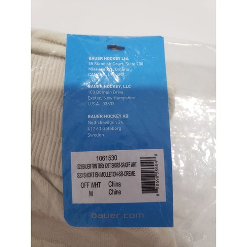 Bauer French Terry Strick Short in Pebble Off White - Größe M - Bild 4 von 7
