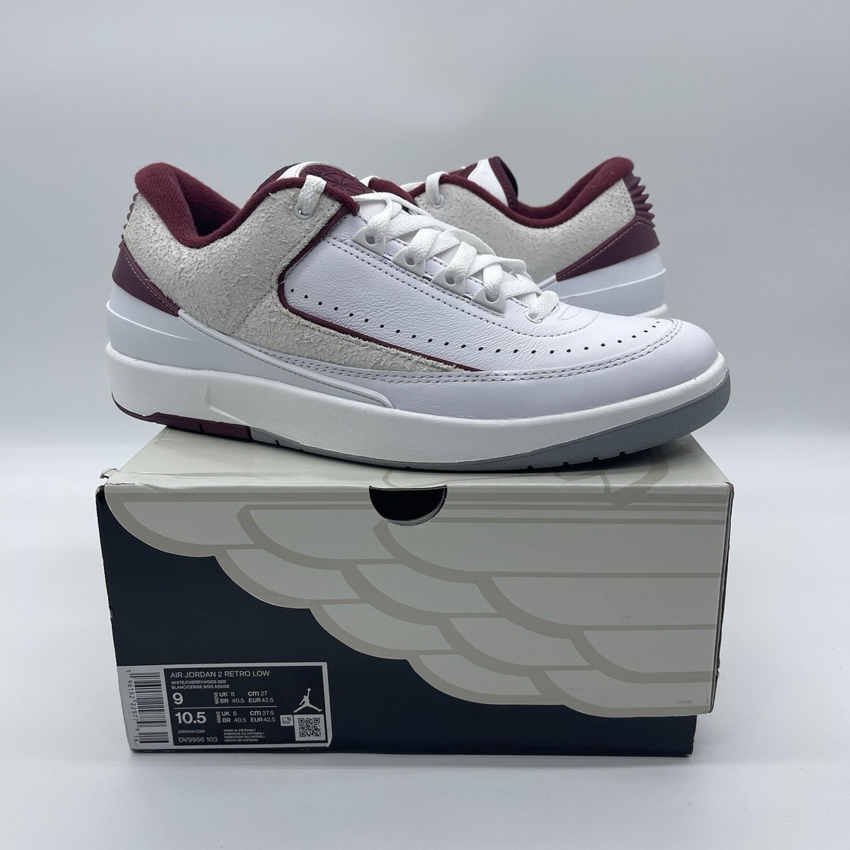 Nike Air Jordan Retro Low 'Cherrywood' Men's Size Sneakers