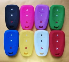 Fit CHEVROLET Equinox 3 Button Remote Smart Key Fob Silicone Skin Case Cover