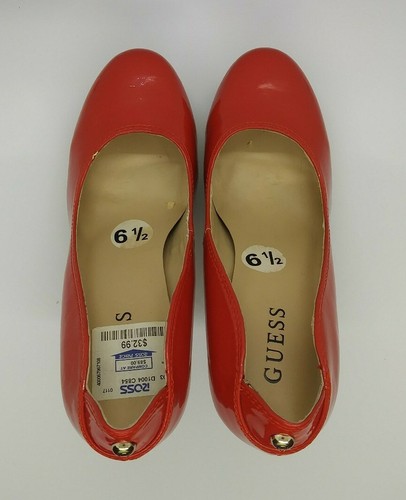 Guess Women's Coral Shoes Faux Leather Classic WG Sophy Platform Heels Pumps - Picture 5 of 10