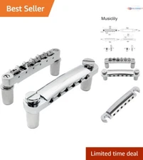 Comprehensive Tune-O-Matic Bridge & Tailpiece Set for Epiphone 6-Strings Chrome