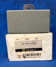 SQUARE D FHP MANUAL STARTER SWITCH 2510FG6 SER. A NEMA TYPE 1 ENCLOSURE